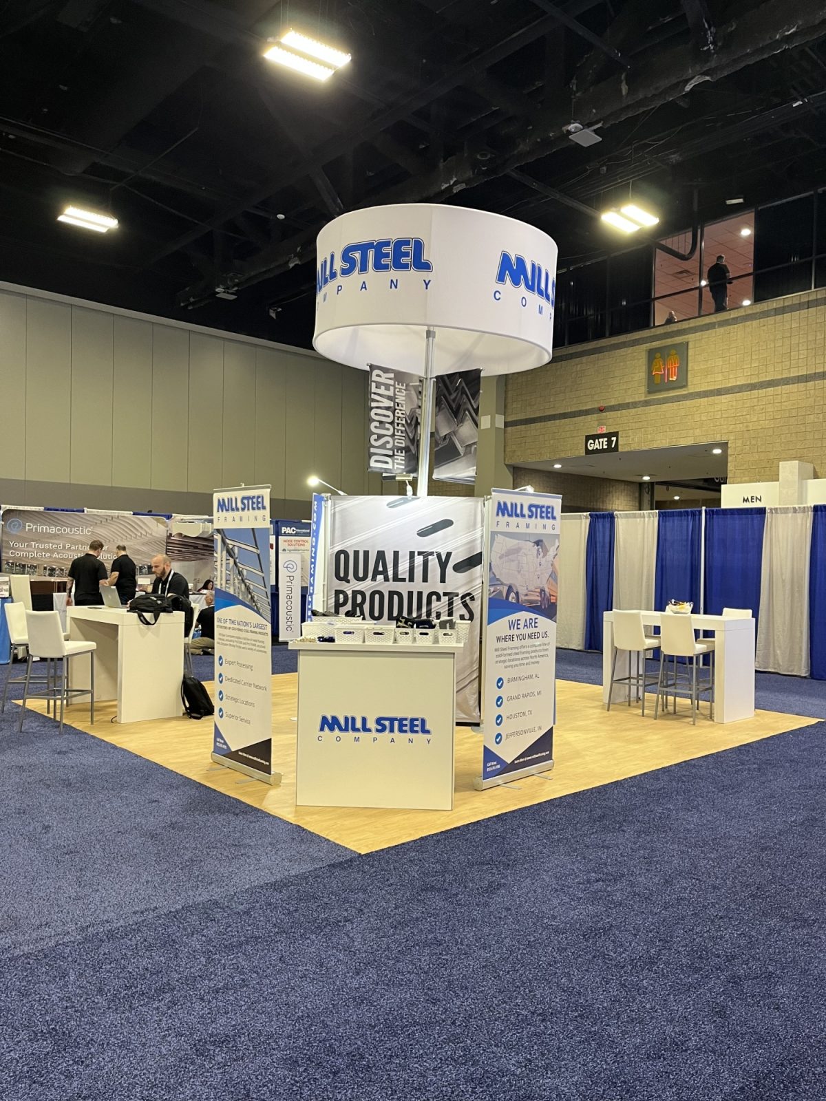 Mill Steel Booth at Build25