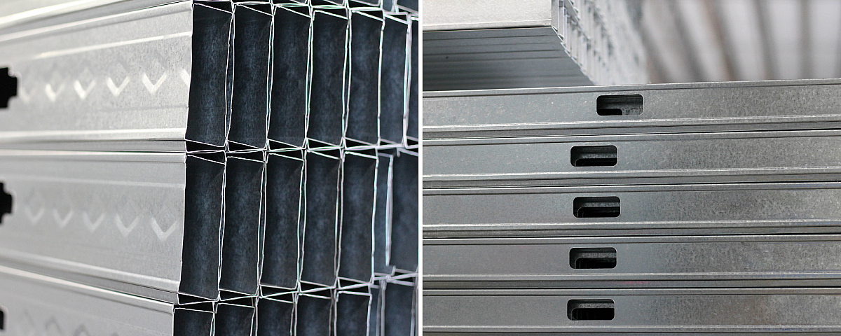 photo of structural vs. non structural studs