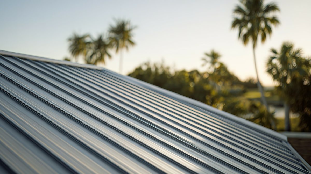 Building in Florida with metal panels