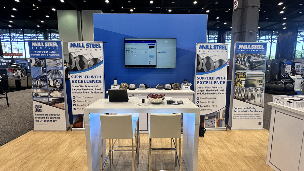Mill Steel booth at FABTECH