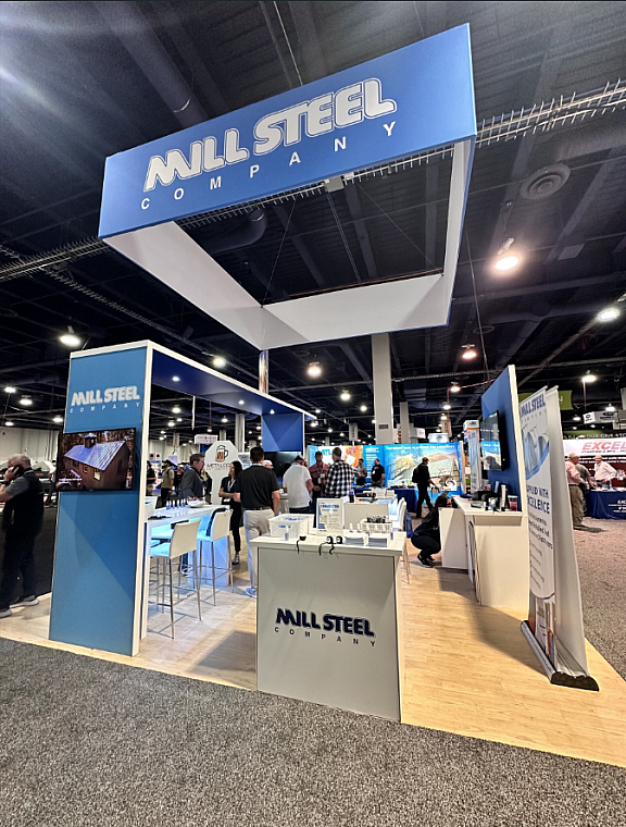 Mill Steel booth at METALCON 2025
