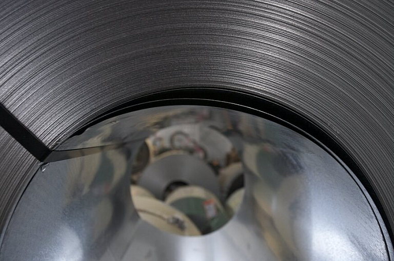 Zoomed in Stainless Steel Photo