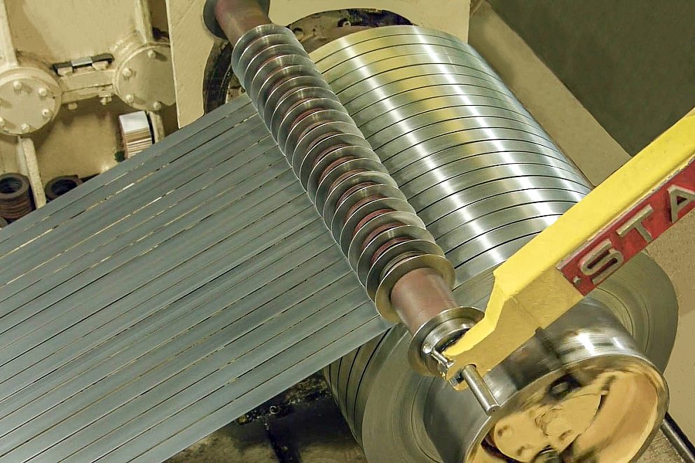 Steel slitting
