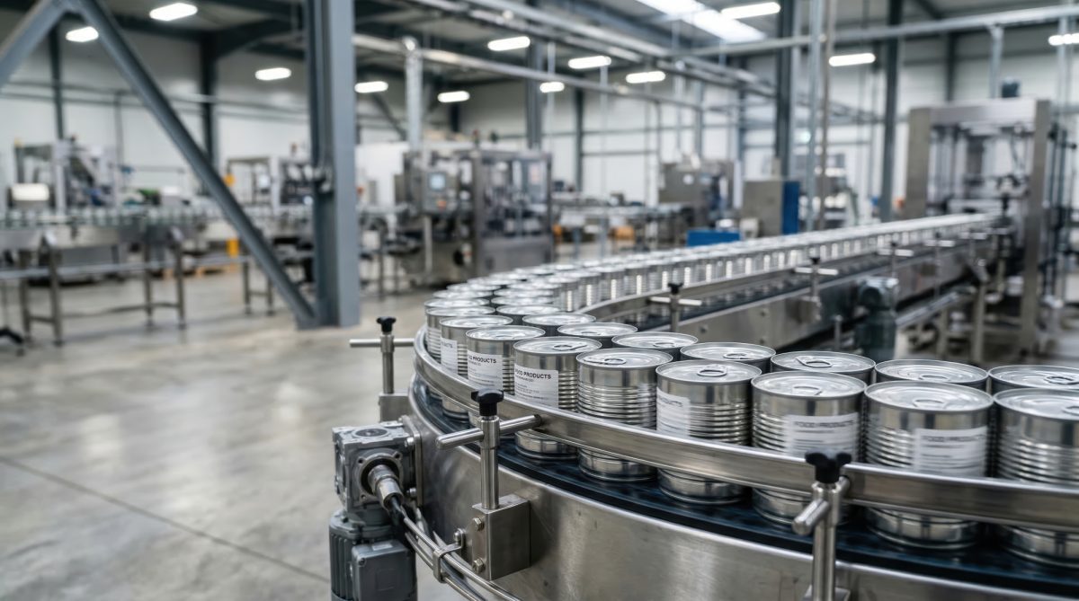 304 stainless steel being used in a food processing equipment application