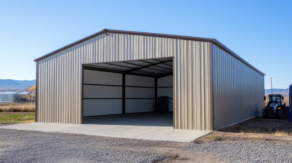 barn with metal siding using Chrome-Free primer to reduce corrosion without hexavalent chromium