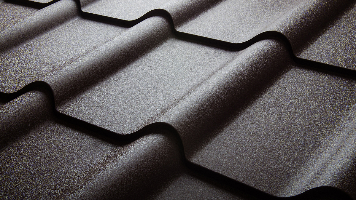 texture finished formed metal sheet for roofing